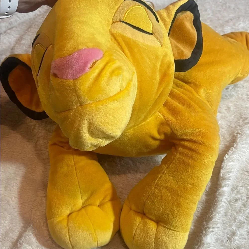 Disney lion King sleeping Simba large plush